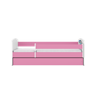 Kocot Kids, Babydreams, łóżko z szufladą i materacem, różowe, szop, 70-140 cm