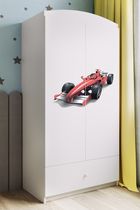 Kocot Kids, Babydreams, szafa, biała, formuła, 181.2-52-90 cm