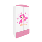 Kocot Kids, Babydreams, szafa, różowa, wróżka z motylkami, 181.2-52-90 cm