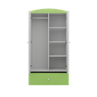 Kocot Kids, Babydreams, szafa, zielona, szop, 181.2-52-90 cm