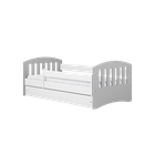 Kocot Kids, Classic 1, łóżko z szufladą, szare, 80-180 cm