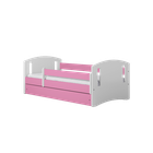 Kocot Kids, Classic 2, łóżko z szufladą, różowe, 80-180 cm