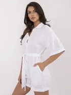 Kombinezon damski, biały, Italy Moda