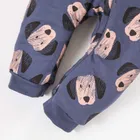 Kombinezon przejściowy chłopięcy z kapturem, granatowy, Eevi