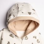 Kombinezon przejściowy dziewczęcy z kapturem, beżowy, Nicol