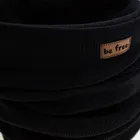 Komplet chłopięcy, Czapka, Komin, czarny, Nicol