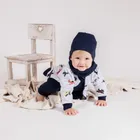 Komplet chłopięcy, Czapka, Komin, granatowy, Nicol