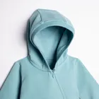 Komplet chłopięcy, Kombinezon przejściowy z kapturem, Buciki niechodki, niebieski, Nicol