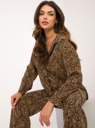 Komplet damski, beżowy, Italy Moda