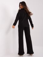 Komplet damski, czarny, Lakerta