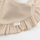 Komplet dziewczęcy, Czapka, Apaszka, beżowy, Nicol