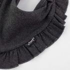 Komplet dziewczęcy, Czapka, Apaszka, grafitowy, Nicol