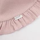 Komplet dziewczęcy, Czapka, Apaszka, jasnoróżowy, Nicol