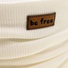 Komplet dziewczęcy, Czapka, Komin, ecru, Nicol