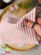 Komplet dziewczęcy, Czapka, Komin, różowo-biały, Iltom