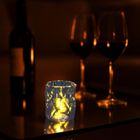 Koopman, mini lampa dekoracyjna LED, transparentna, 6 cm