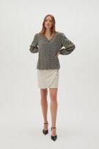 Koszula damska, czarna, Moodo