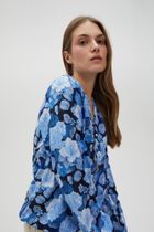 Koszula damska, niebieska, Moodo