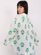 Koszula damska z długim rękawem, oversize, mix, Lakerta