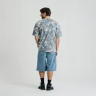 Koszulka moro o kroju relaxed NOWEAR