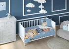 Kotki, 2-częściowy komplet pościeli dziecięcej, niebieski, 100-135 cm