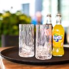 Koziol, wąskie szklanki, Club No. 8, superglas, 2-300 ml