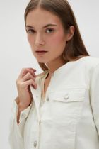 Kurtka damska, biała, Moodo