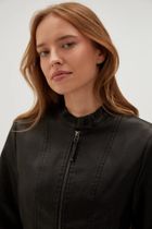 Kurtka damska, czarna, Moodo