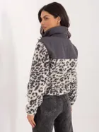 Kurtka damska, polarowa, szara, Sublevel