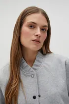 Kurtka damska, szara, Moodo