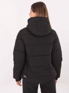 Kurtka damska z kapturem, czarna, Sublevel