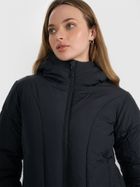 Kurtka damska z kapturem, ocieplana, czarna, 4F