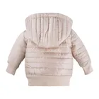 Kurtka dziecięca z kapturem, beżowa, Eevi