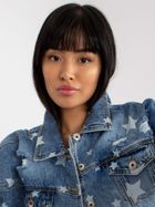 Kurtka jeansowa damska, niebieska, Factory Price