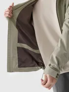 Kurtka męska z kapturem, ecru, 4F