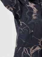 Kurtka narciarska chłopięca z kapturem, ocieplana, granatowa, 4F