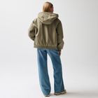 Kurtka przejściowa z kapturem o kroju oversize NOWEAR