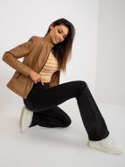 Kurtka ramoneska damska, brązowa, Factory Price