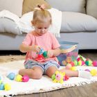 Lalaboom, Kulko-klocki, zestaw sensoryczny, 12 elementów