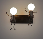 Lampa ścienna podwójna, Kinkiet Loft podwójny, czarna