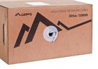 Lanberg, kabel sieciowy, LCU6-12CU-0305-S, UTP; 305m, kat. 6, szary