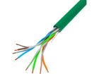 Lanberg, kabel UTP, 100MB/S 305M DRUT CCA, zielony, LCU5-10CC-0305-G