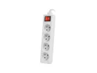 Lanberg, przedłużacz, 1,5 m, PS1-04E-0150-W