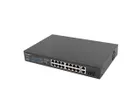 Lanberg, switch, RACK 19" 16X 100MB POE+/2X COMBO GIGABIT, 250W, NIEZARZĄDZALNY, RSFE-16P-2C-250