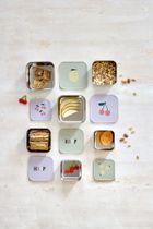 Lassig, Happy Fruits, Lemon, snackbox ze stali nierdzewnej, pojemnik na przekąski, 3 szt.