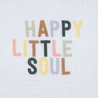 Lassig, Happy Fruits, pieluszka bambusowa, otulacz, cherry, 80-80 cm, 3 szt.