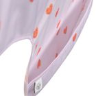 Lassig, Happy Rascals, zestaw śliniaków z długim rękawem, Heart Lavender, 6m+, 2 szt.