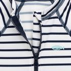Lassig, Striped boys, kombinezon do pływania z krótkim rękawem, UV 50+, 12-18m
