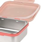 Lassig, Sunny Explorer, lunchbox ze stali nierdzewnej, Rose/Pink