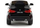 Lean Cars, BMW X6, pojazd na akumulator, czarny, lakierowany